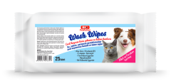 WASH WİPES KEDİ-KÖP YIKAMA -BAKIM HAVLUSU 25Lİ*1 M