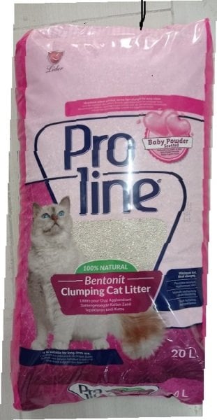 PROLİNE K.KUMU BENTONİT 20 LT BABY POWDER..(137)