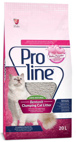 PROLİNE K.KUMU BENTONİT 20 LT BABY POWDER..(137)