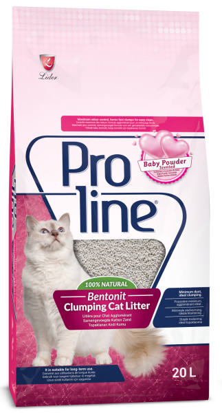 PROLİNE K.KUMU BENTONİT 20 LT BABY POWDER..(137)