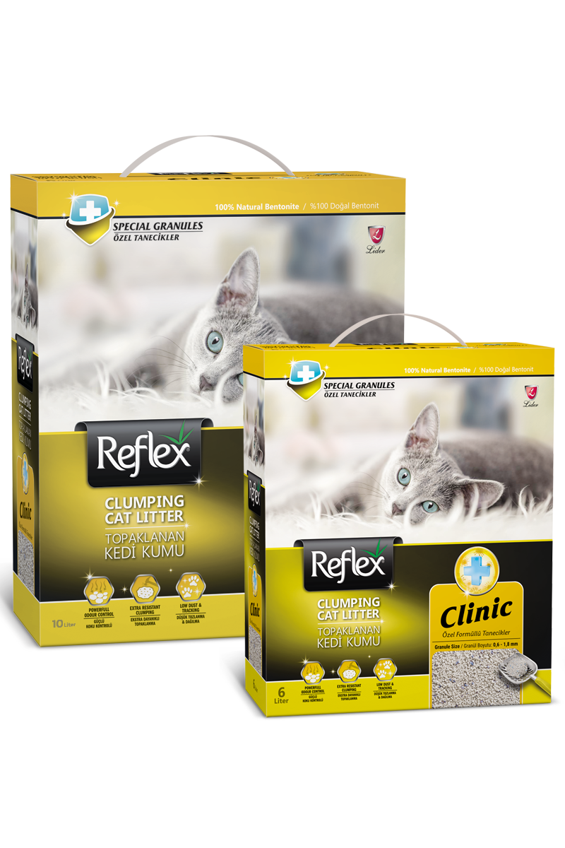 REF. BOX 6 LT CLİNİC KEDİ KUMU ...(188-SARI)