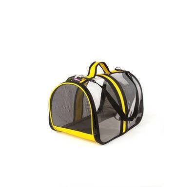 BACCO MİLANO ŞEFFAF ÇANTA SARI (48*28*28CM)..(828)