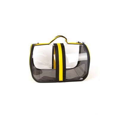 BACCO MİLANO ŞEFFAF ÇANTA SARI (48*28*28CM)..(828)