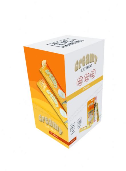 CREAMY KEDİ ÖDÜL TAVUKLU 60 GR*12..(293)..(M)