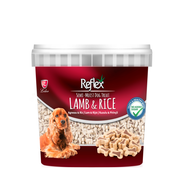 REFLX SEMİ MOİST KÖP ÖDL KUZU-PİRİNÇ 500GR*12(960)