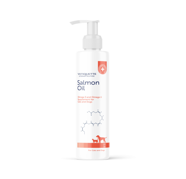 VETİQUETTE SALMON OIL CAT&DOGS 250ML*6..(456)
