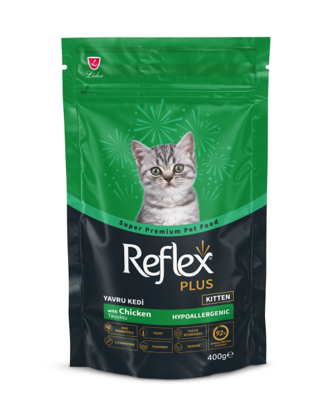 REF.PLUS KEDİ MAM YAVRU-TAVUKLU 400 GR*40..(450)