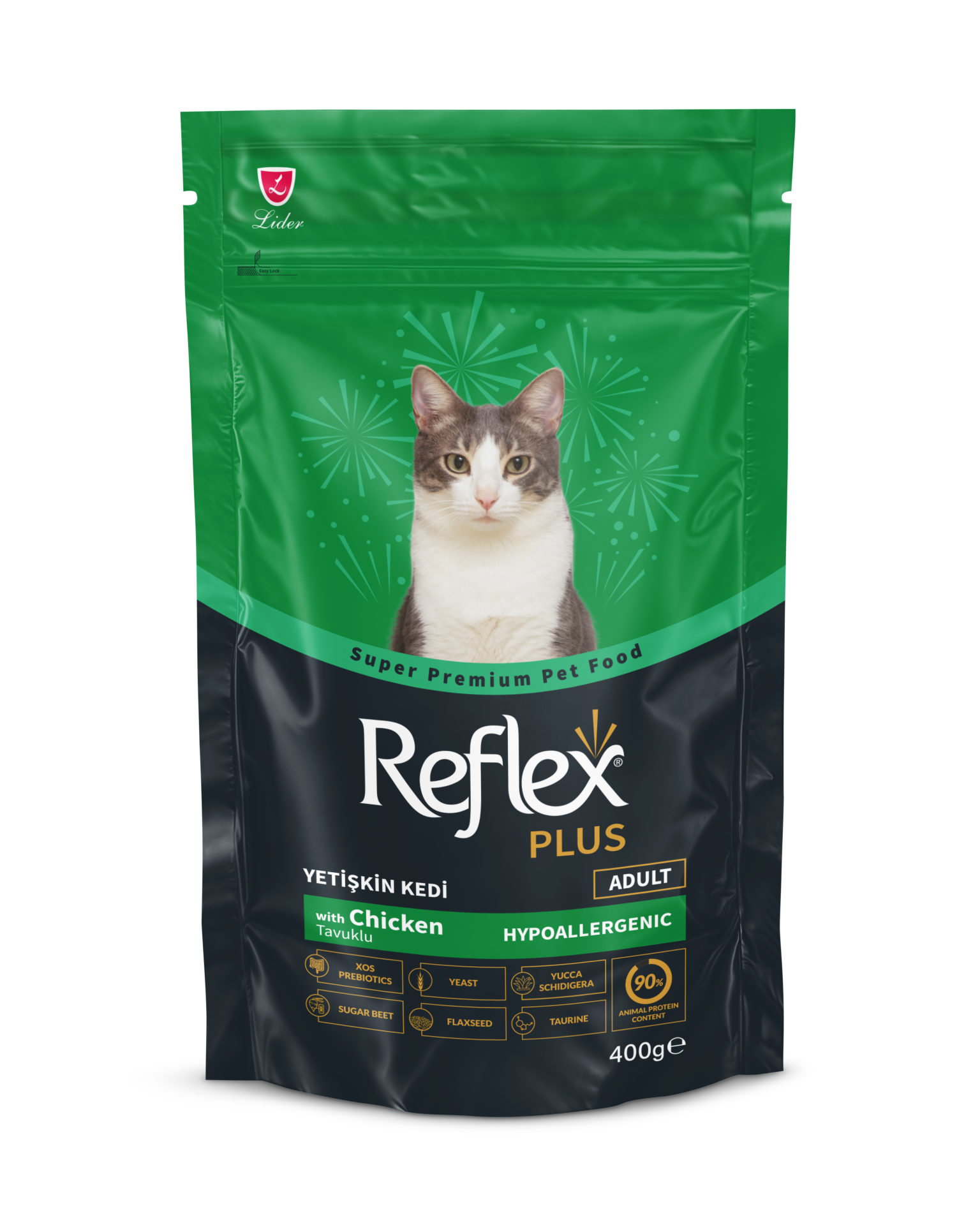 REF.PLUS KEDİ MAM ADULT TAVUKLU 400 GR*40..(467)