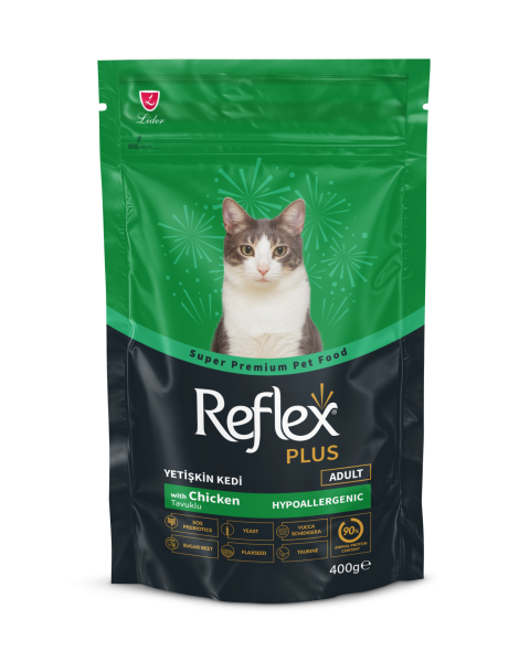 REF.PLUS KEDİ MAM ADULT TAVUKLU 400 GR*40..(467)