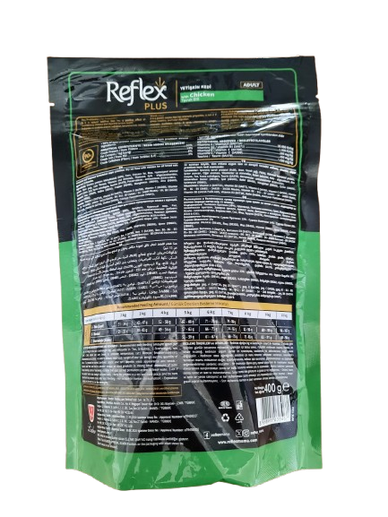 REF.PLUS KEDİ MAM ADULT TAVUKLU 400GR* ...(467)