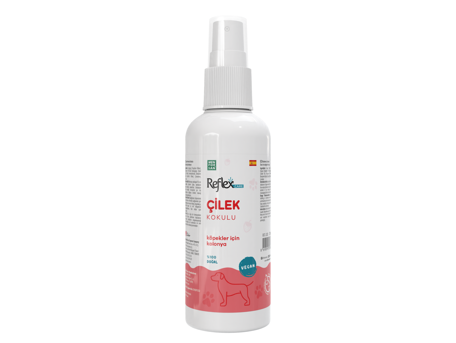 REF.CARE ÇİLEK KOKULU KÖP KOLONYA 125ML*12(829)