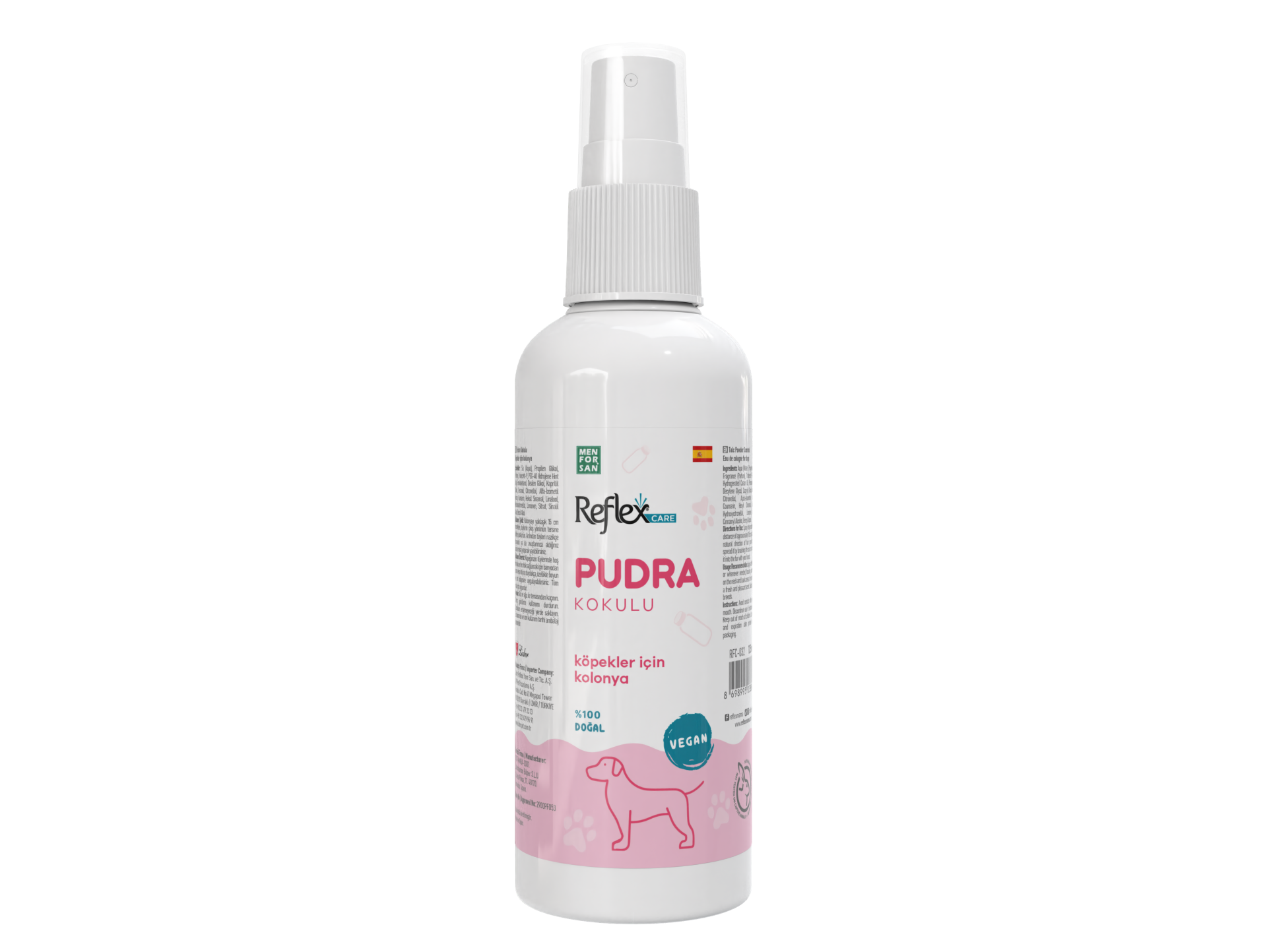 REF. CARE PUDRA KOK KÖPEK KOLONYA 125ML*12(843)