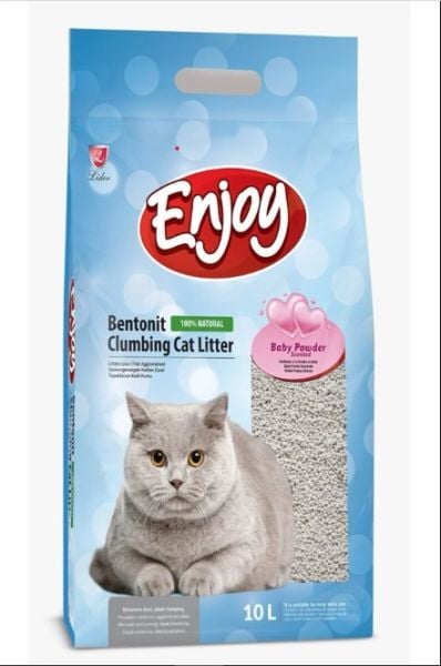 ENJOY K.KUMU BENTONİT 10 LT BABY POWDER..(957)
