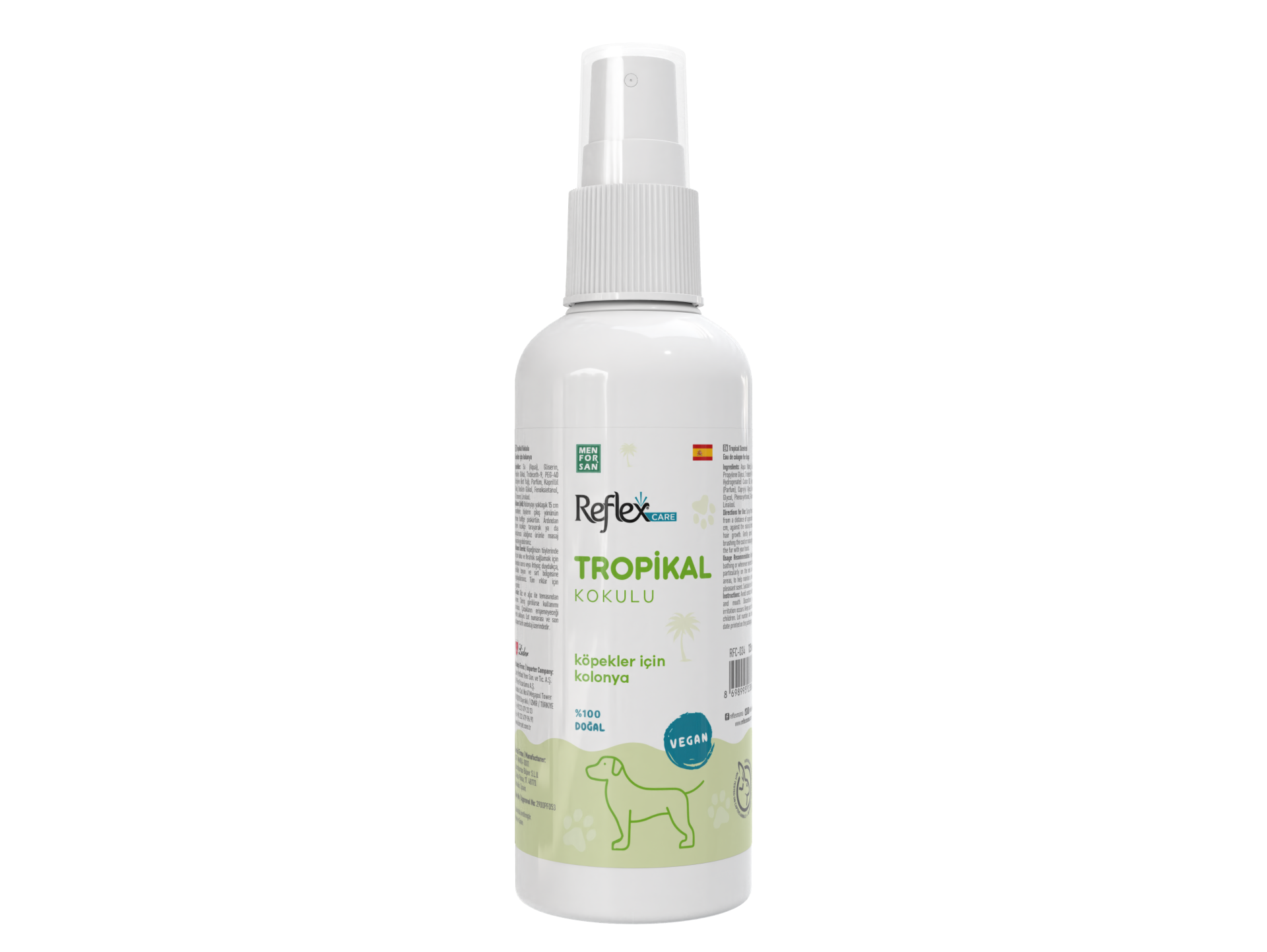 REF. CARE TROPİKAL KOK KÖP KOLONYA 125ML*12..(867)