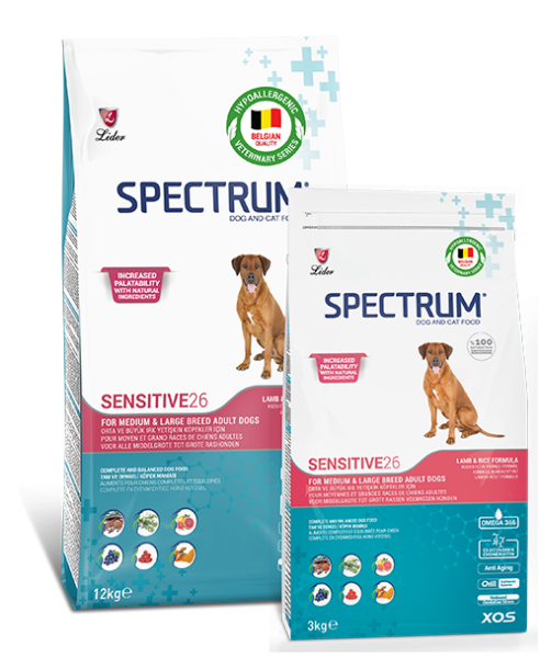 SPECTRUM KÖPEK MAM SENSİTİVE-26...6*3 KG