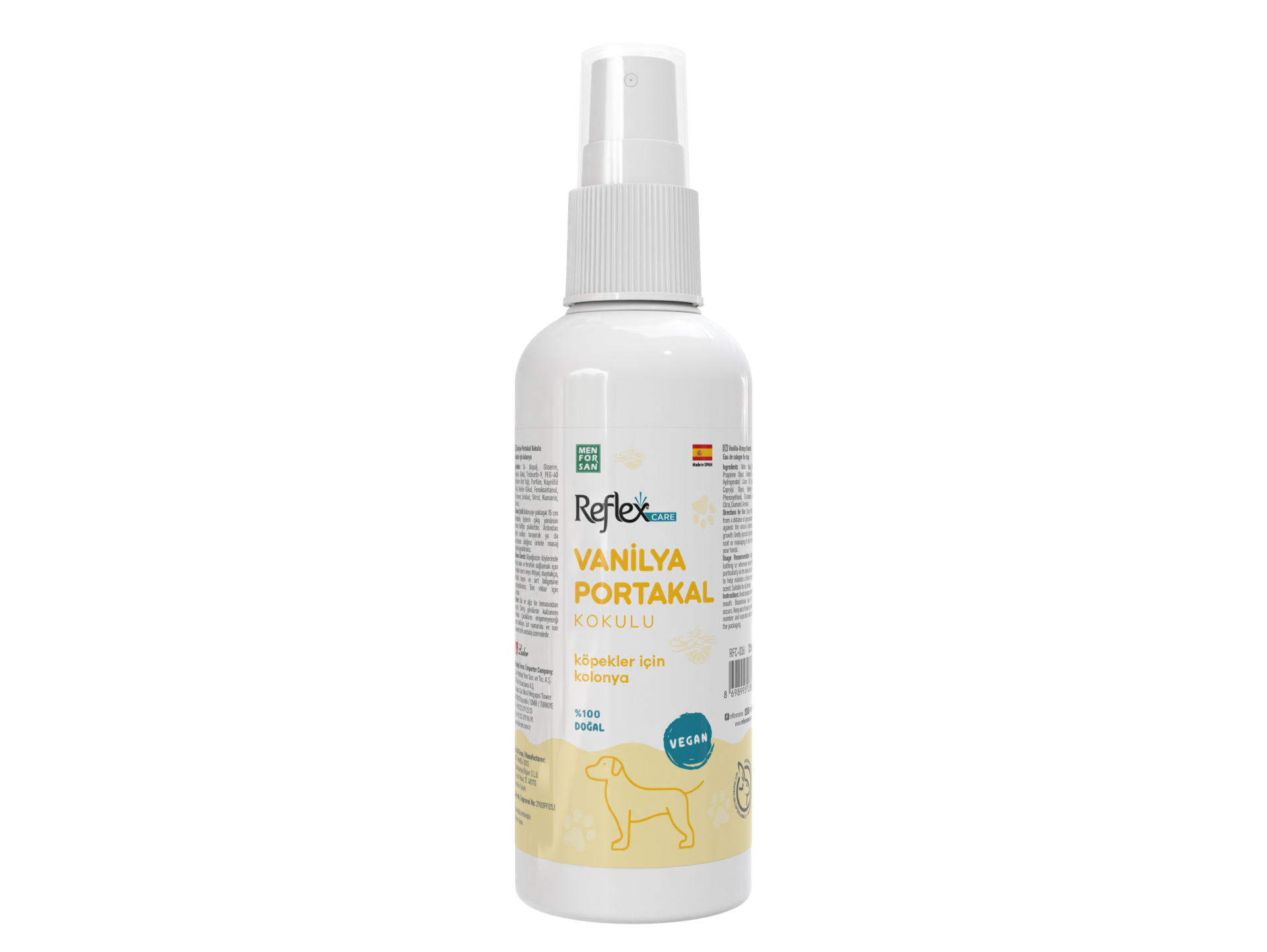 REF CARE VANİL PORT KOK KÖP KOLONYA 125ML*12.(881)