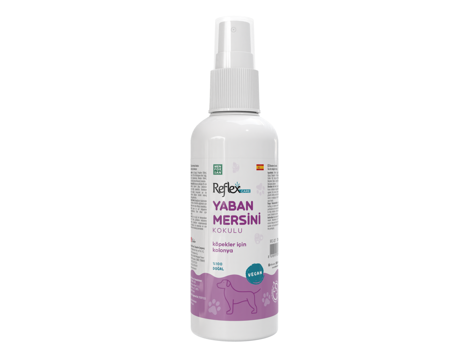 REF CARE YAB MERSİN KOK KÖP KOLONYA 125ML*12.(898)