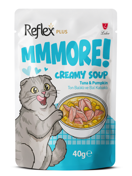 MMMORE KEDİ ÇORBASI TONBALIK& B.KABAK 40GR*24(775)
