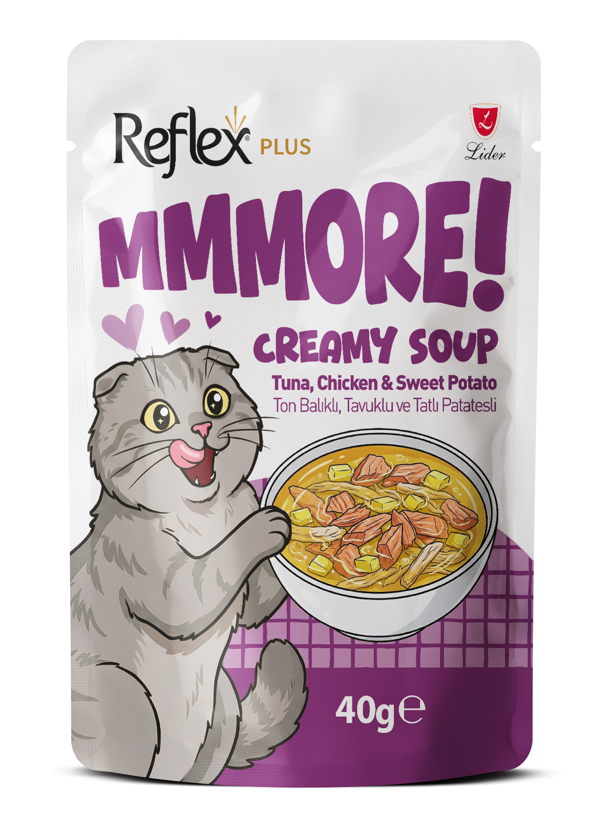 MMMORE KEDİ ÇORBASI TONBALIK&TAVUK 40 GR*24..(799)