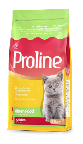 PROLİNE KEDİ MAM YAVRU-TAVUKLU 1,2KG*14..(762)