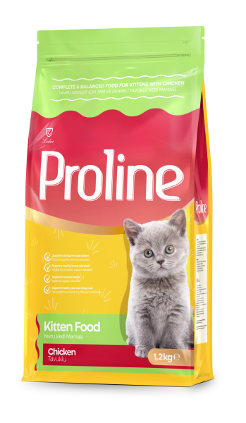PROLİNE KEDİ MAM YAVRU-TAVUKLU 1,2KG*14..(762)