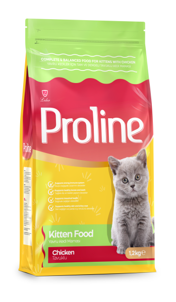 PROLİNE KEDİ MAM YAVRU-TAVUKLU 1,2KG*14..(762)