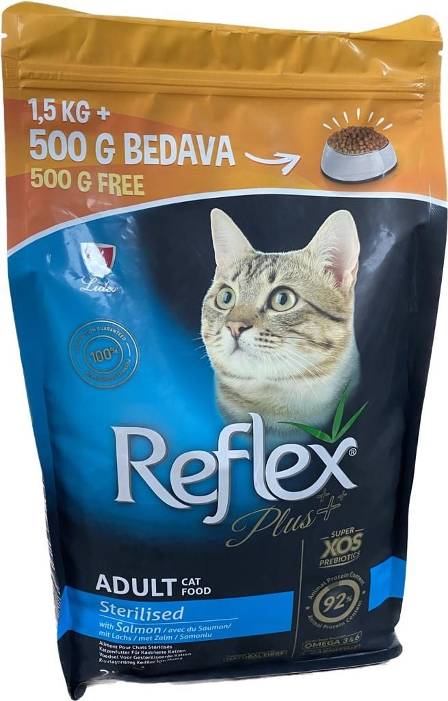 REF.PLUS KEDİ MAM STERİL-SOMON 1,5KG+500GR..(674)