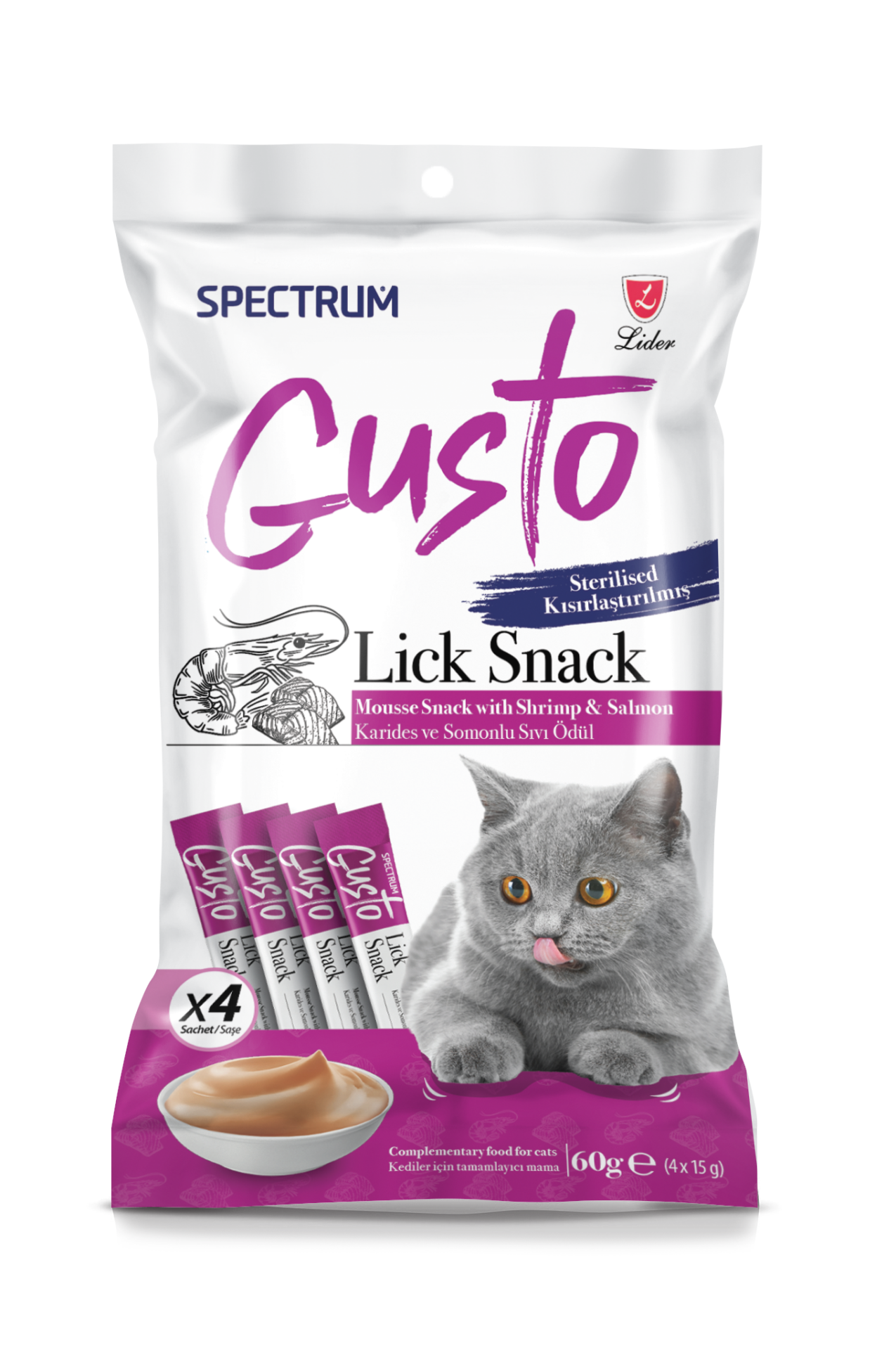 SPECTRUM GUSTO SIVI ÖDÜL KAR.SOM.KISIR60GR*12(029)