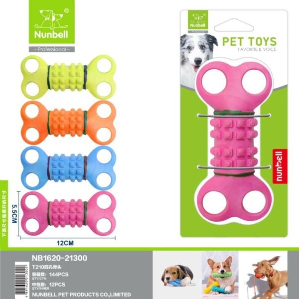 NUNBELL KÖPEK OYUNCAĞI YASSI KEMİK 12CM...(834)