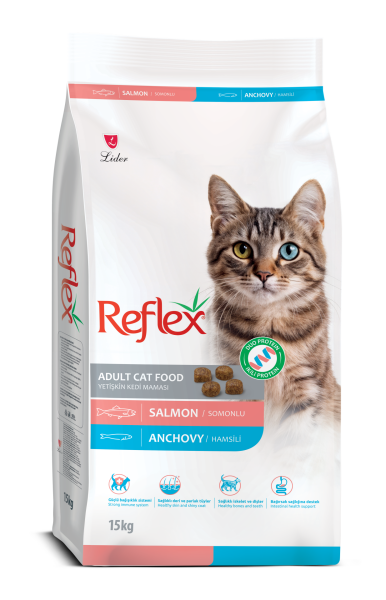 REFLEX DUO PROTEİN SOMON&HAMSİ KEDİ YET 15KG.(553)