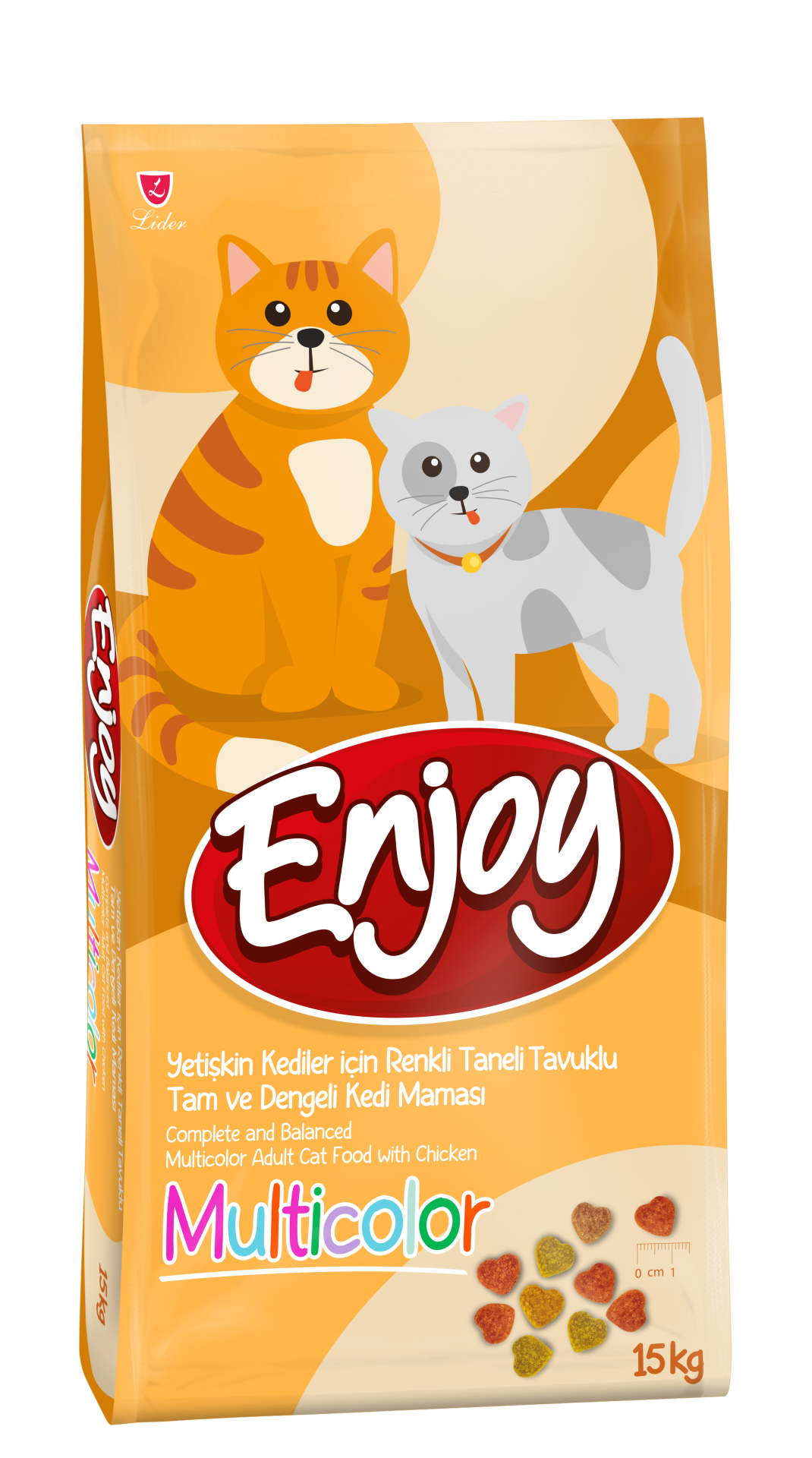 ENJOY KEDİ MAM RENKLİ-GURME 15 KG...(218) M