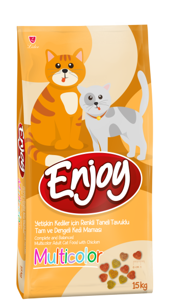 ENJOY KEDİ MAM RENKLİ-GURME 15 KG...(218) M