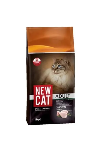 NEW CAT KEDİ MAMASI TAVUKLU 15KG...(825)