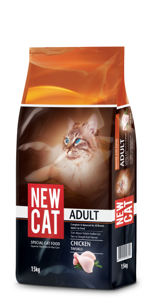 NEW CAT KEDİ MAMASI TAVUKLU 15KG...(825)