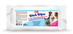 WASH WİPES KEDİ-KÖP YIKAMA -BAKIM HAVLUSU 25Lİ*1 M