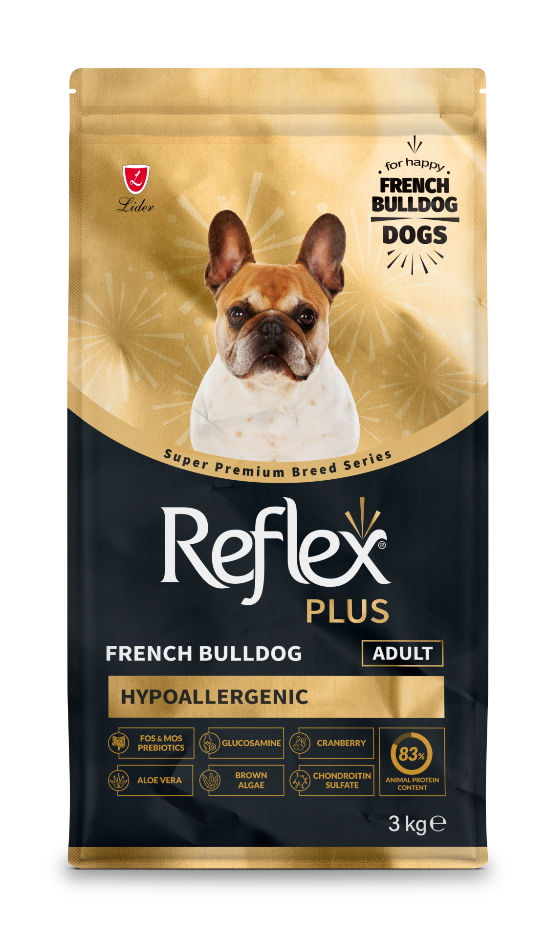 REF.PLUS FRENCH BULDOG YETİŞ.KÖP.MAM 3KG*6..(368)