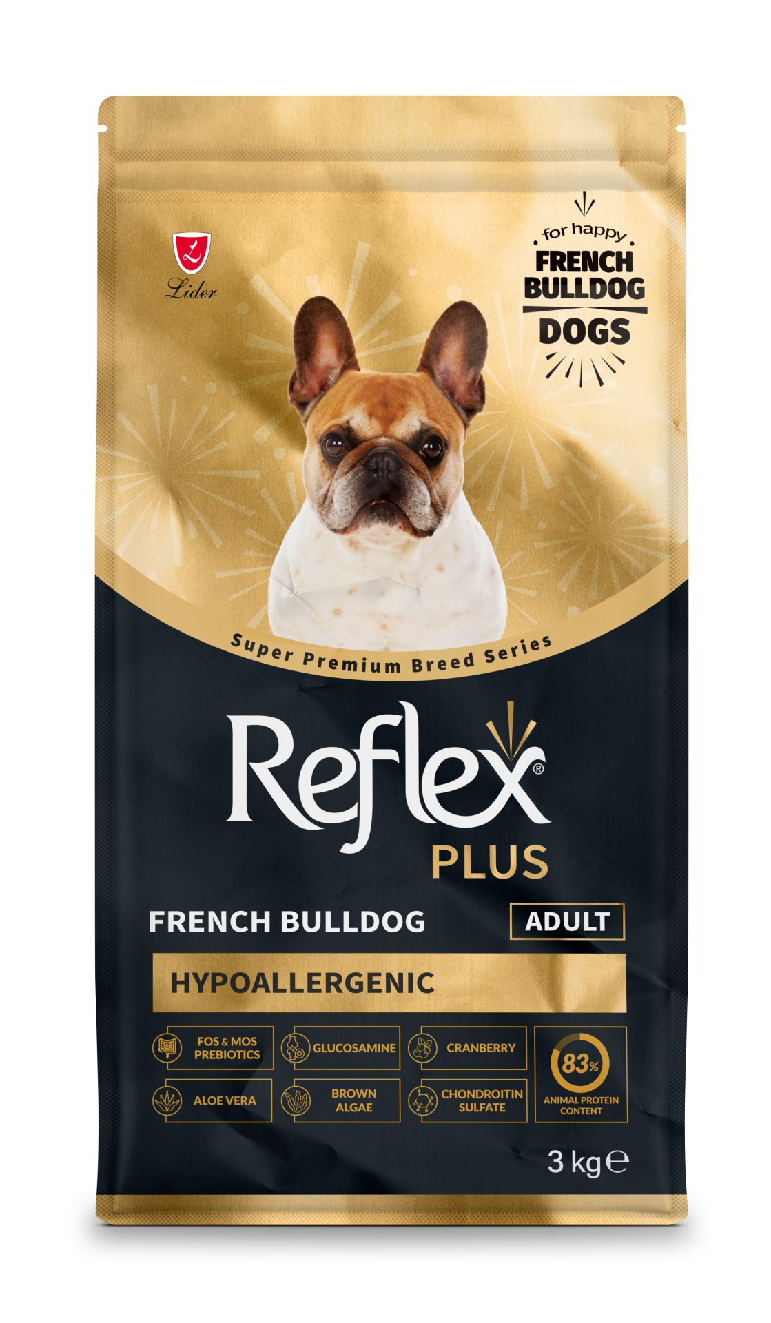 REF.PLUS FRENCH BULDOG YETİŞ.KÖP.MAM 3KG*6..(368)