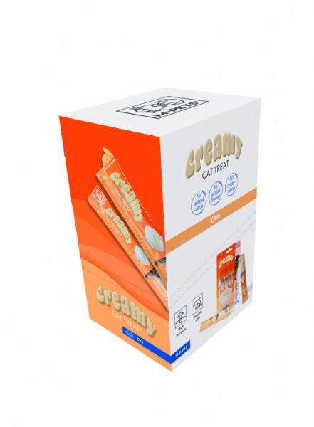 CREAMY KEDİ ÖDÜL YENGEÇLİ 60 GR*12....(812)