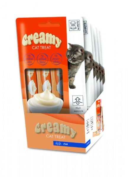 CREAMY KEDİ ÖDÜL YENGEÇLİ 60 GR*12....(812)