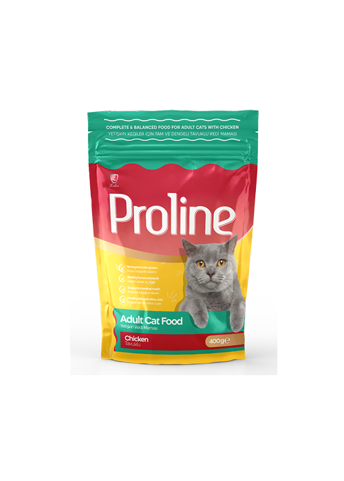 PROLİNE KEDİ MAM TAVUKLU 400GR*12..(656)