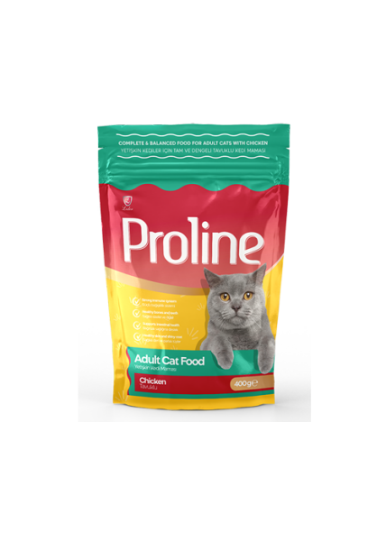 PROLİNE KEDİ MAM TAVUKLU 400GR*12..(656)