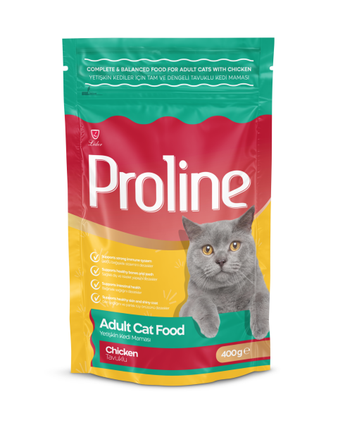 PROLİNE KEDİ MAM TAVUKLU 400GR*12..(656)