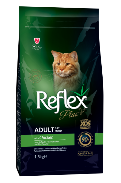 REF PLUS KEDİ  TAVUKLU 12*1.5KG..(551)