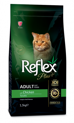 REF PLUS KEDİ  TAVUKLU 12*1.5KG..(551)