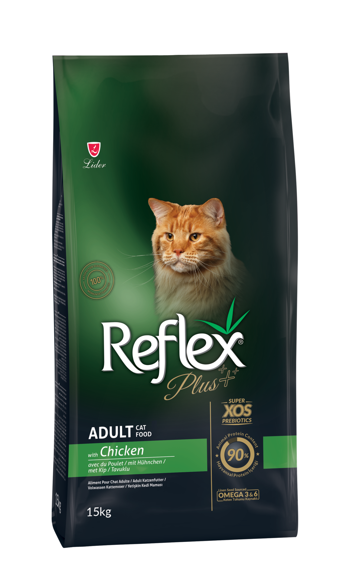 REF PLUS KEDİ  TAVUKLU 15 KG..(568)