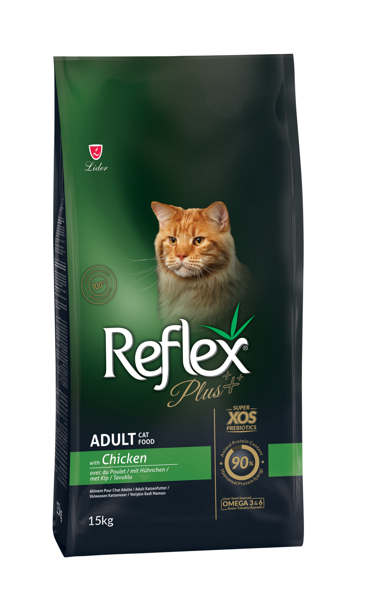 REF PLUS KEDİ  TAVUKLU 15 KG..(568)