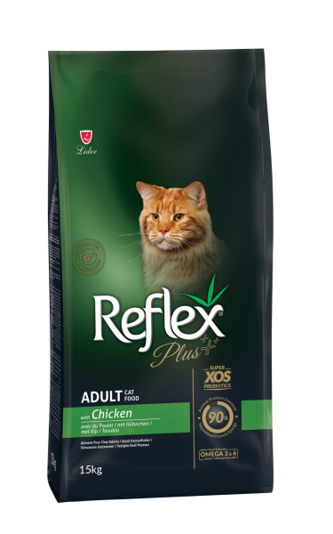 REF PLUS KEDİ  TAVUKLU 15 KG..(568)
