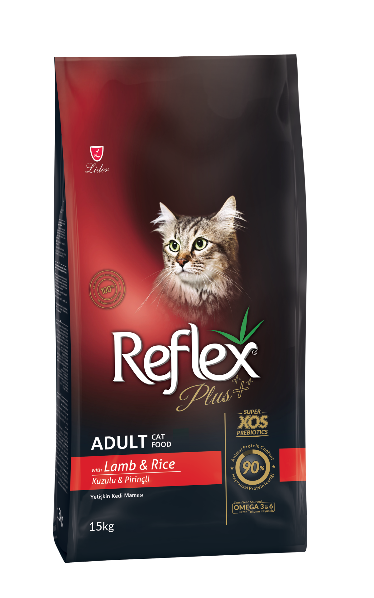 REF PLUS KEDİ  KUZU 15 KG..(582)