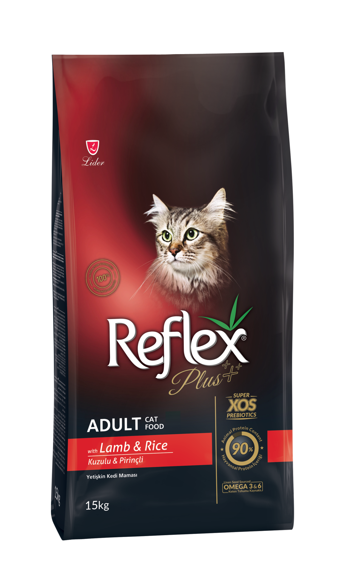 REF PLUS KEDİ  KUZU 15 KG..(582)