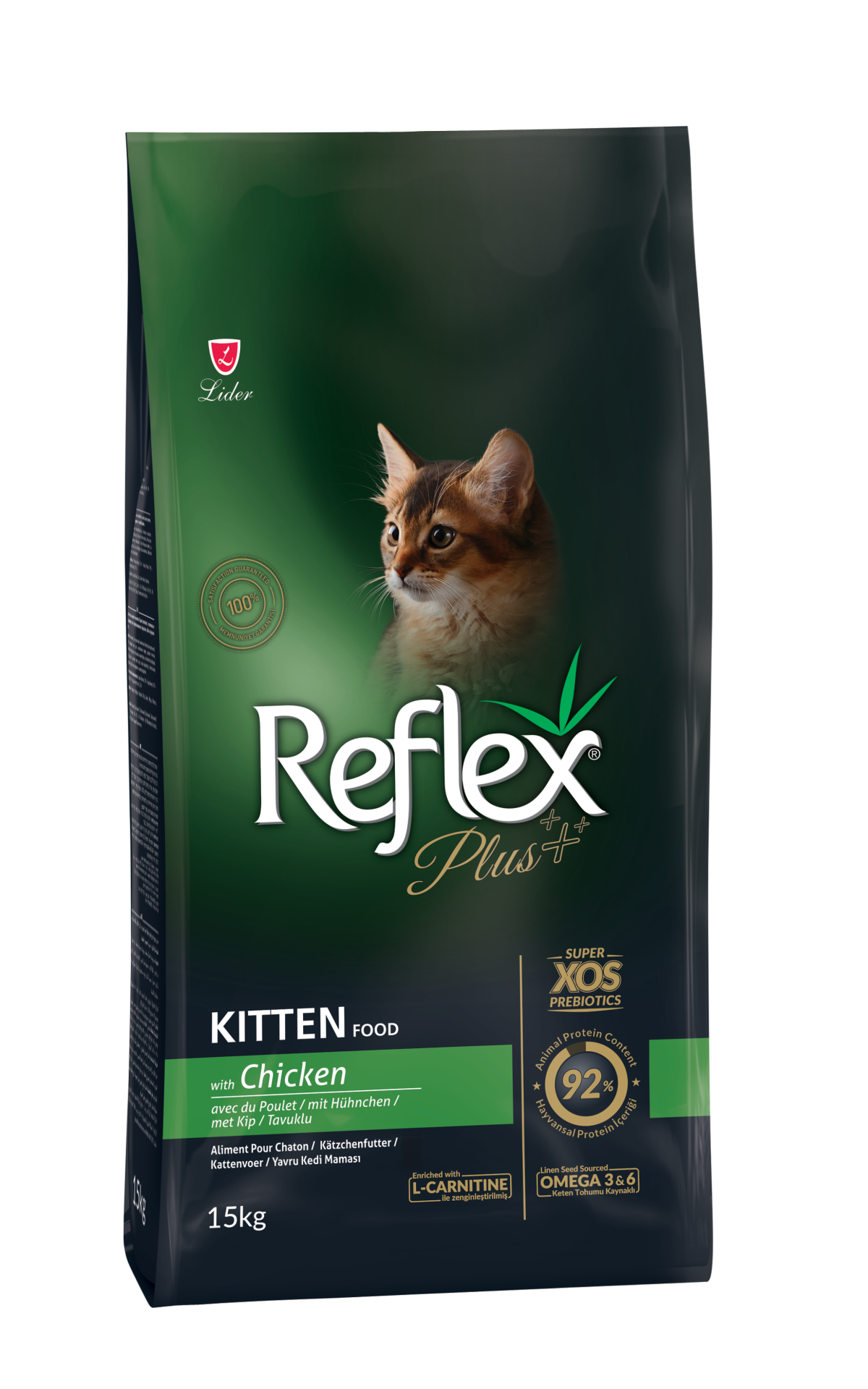 REF PLUS KEDİ  YAVRU-TAVUK 15 KG..(537 )